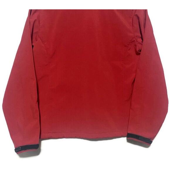 Tahoe Pass Jacket Men's Medium Zip Up Red Canvas With Three Pockets - Picture 6 of 8